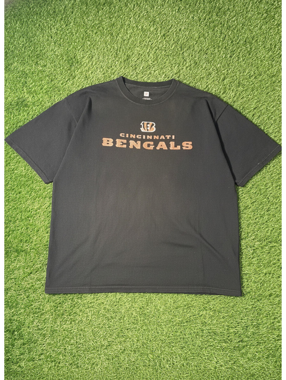 VF Imagewear Cincinnati Bengals Black Cotton T-Shirt Mens Size 2XL